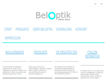 Tablet Screenshot of beloptik.de